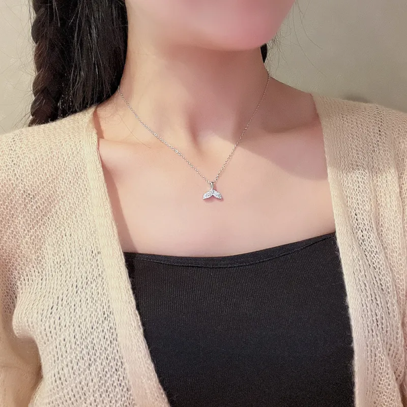 ALI THE FOX Titanium Steel Necklaces Women's-3