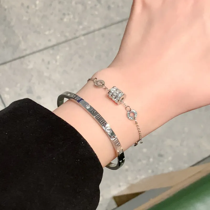 ALI THE FOX Titanium Steel Bracelets Women's-21