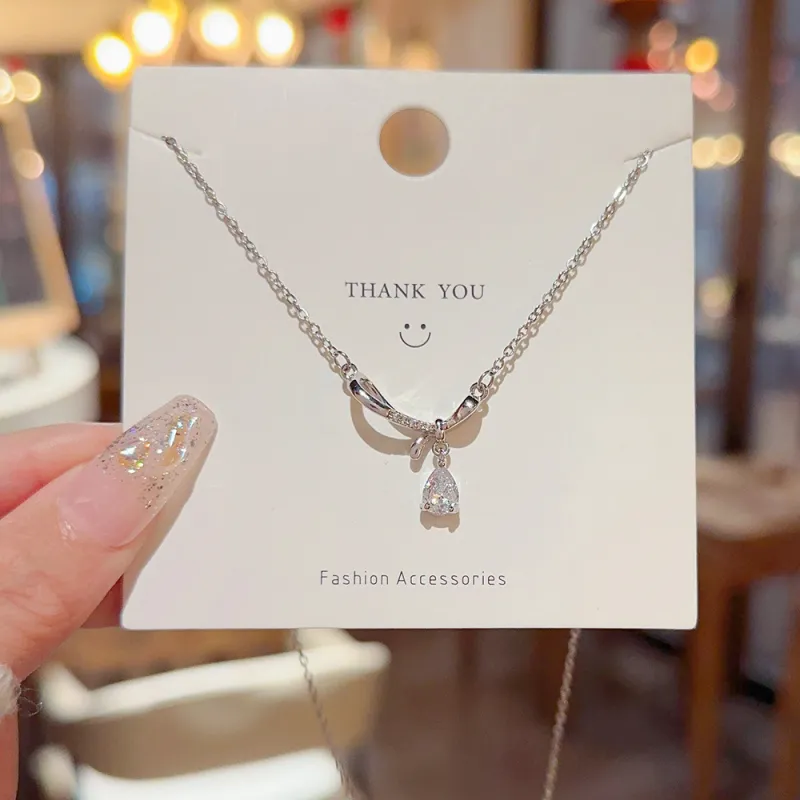 ALI THE FOX Titanium Steel Necklaces Women's-5