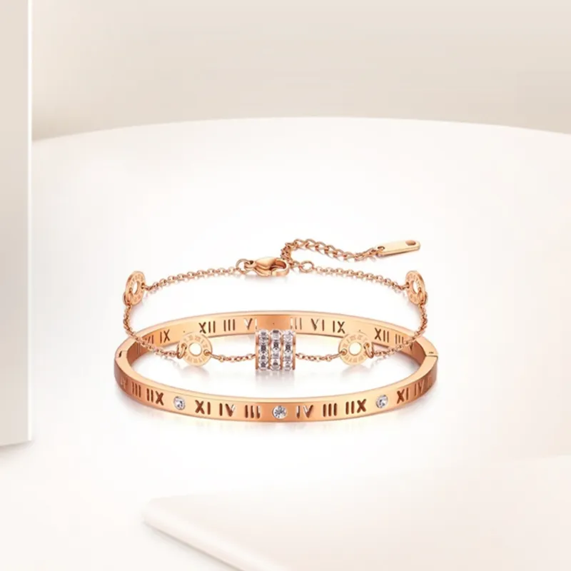 ALI THE FOX Titanium Steel Bracelets Women's-14