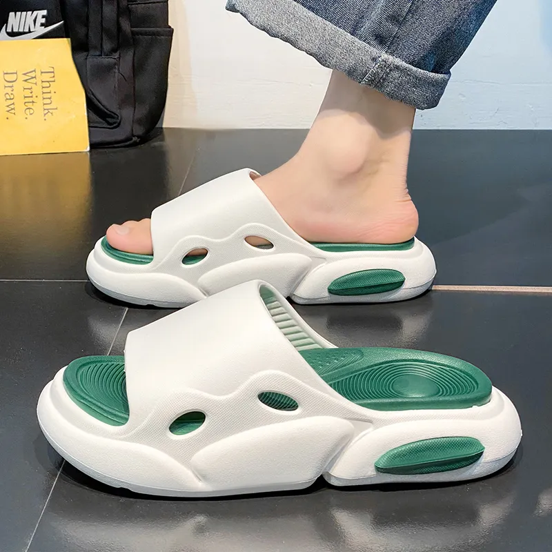 KLAOSD EVA Slip Resistant Abrasion Resistant Cushioning Slide Slippers Unisex-6