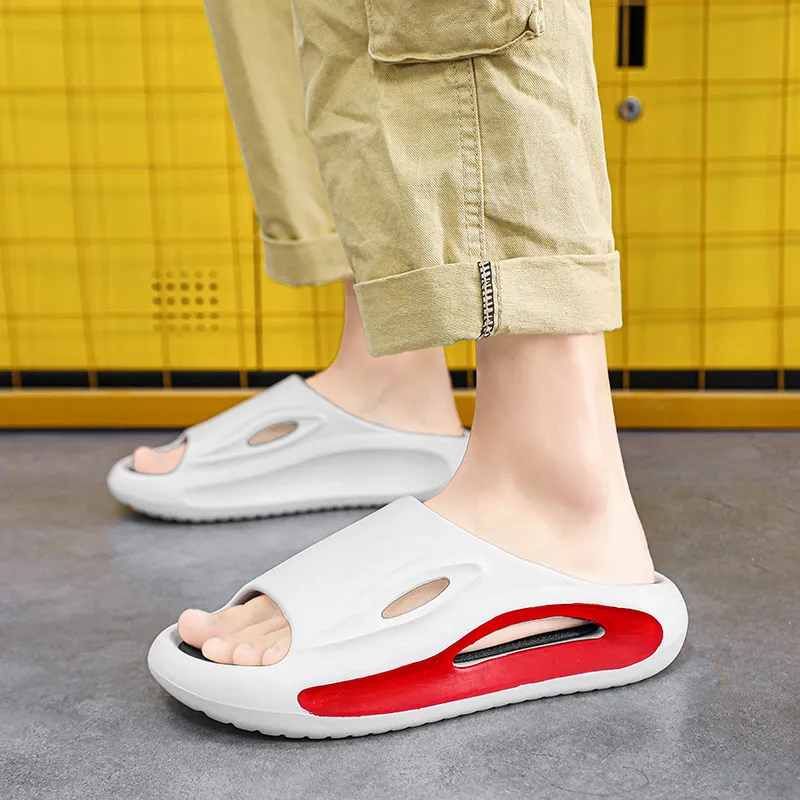 KLAOSD Slip Resistant Odor Resistant Abrasion Resistant Slide Slippers Unisex-2