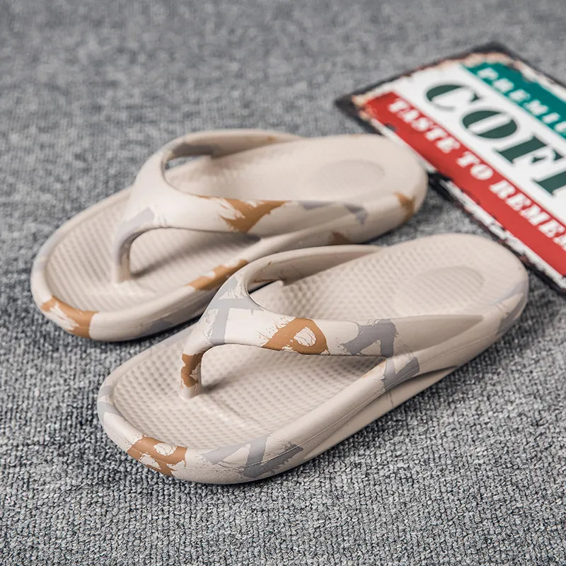 KLAOSD Odor Resistant Abrasion Resistant Slip Resistant Flip Flops Unisex-16
