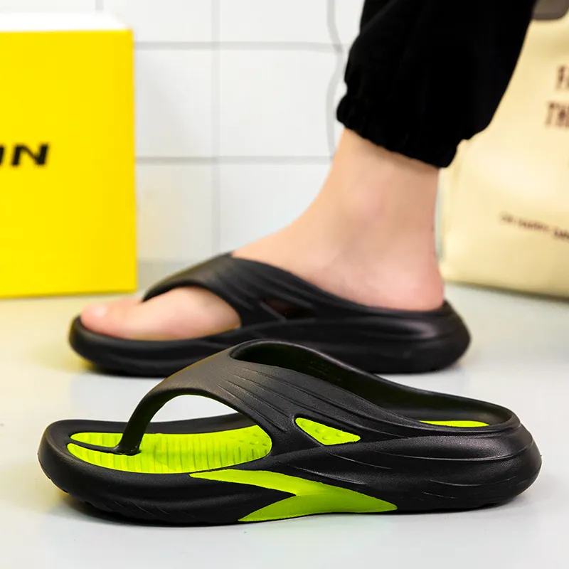 KLAOSD Odor Resistant Abrasion Resistant Slip Resistant Flip Flops Men's-10