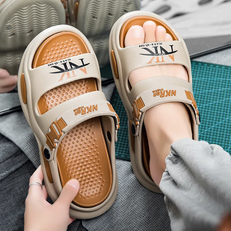 KLAOSD Slip Resistant Odor Resistant Abrasion Resistant Slide Slippers Men's-7