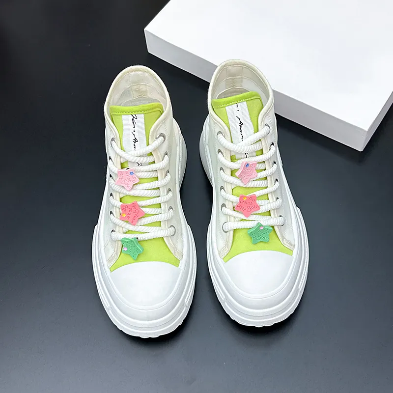 KLAOSD Anti Slip Wear Resistant High Top Skateboard Shoes Women's-13