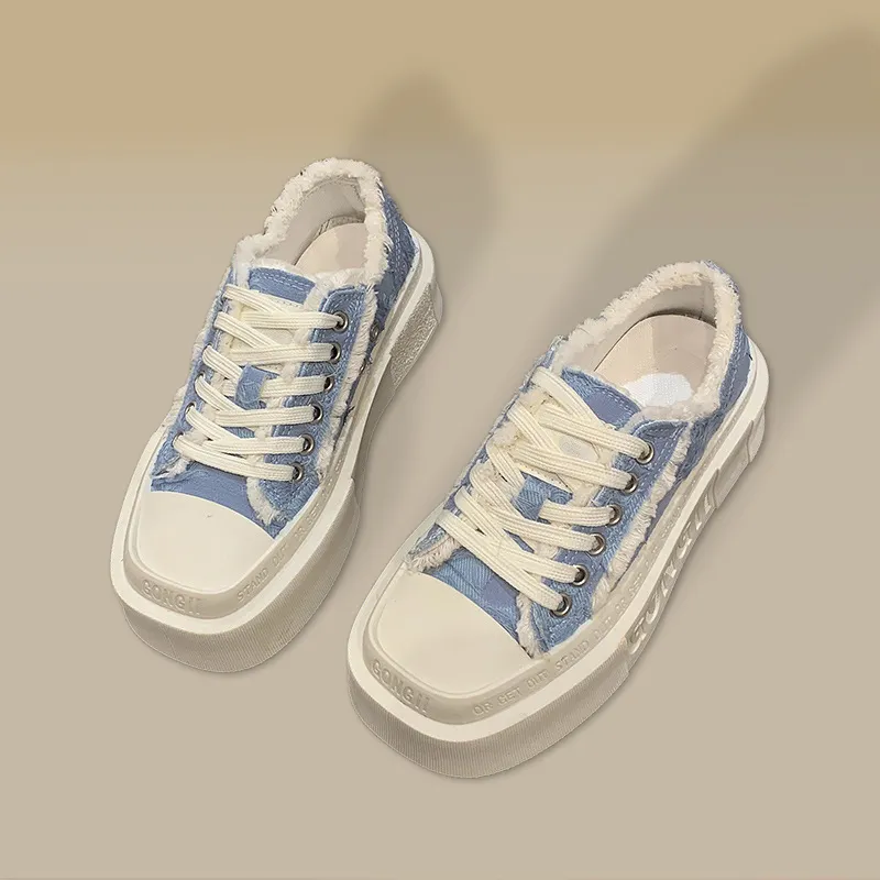 KLAOSD Anti Slip Wear Resistant Low Top Skateboard Shoes Women's-15