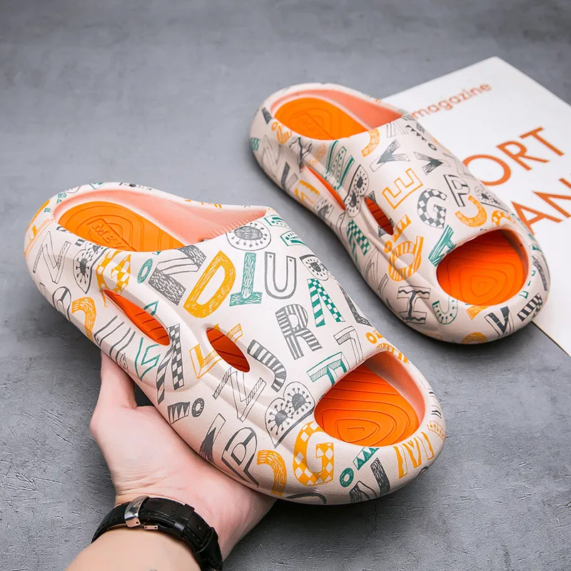 KLAOSD Slip Resistant Abrasion Resistant Cushioning Slide Slippers Unisex-7