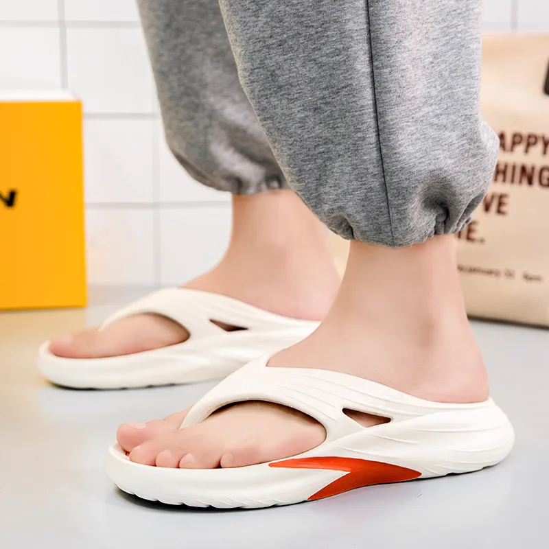 KLAOSD Odor Resistant Abrasion Resistant Slip Resistant Flip Flops Men's-15