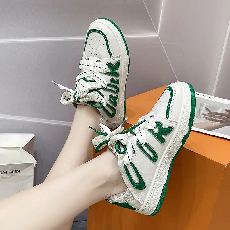 KLAOSD Anti Slip Wear Resistant Low Top Skateboard Shoes Women's-10