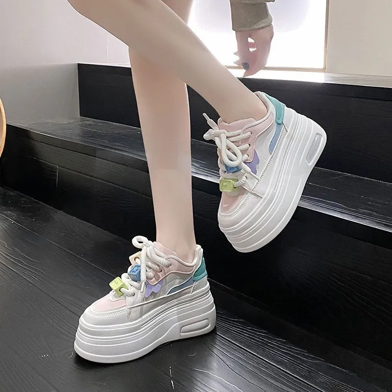 KLAOSD Anti Slip Wear Resistant Low Top Skateboard Shoes Women's-10