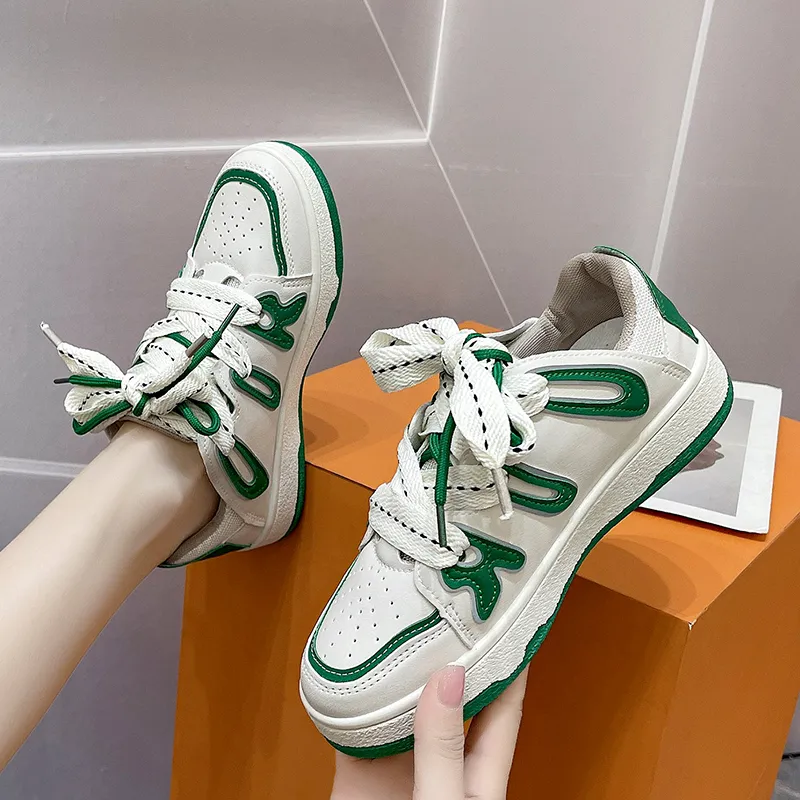KLAOSD Anti Slip Wear Resistant Low Top Skateboard Shoes Women's-11
