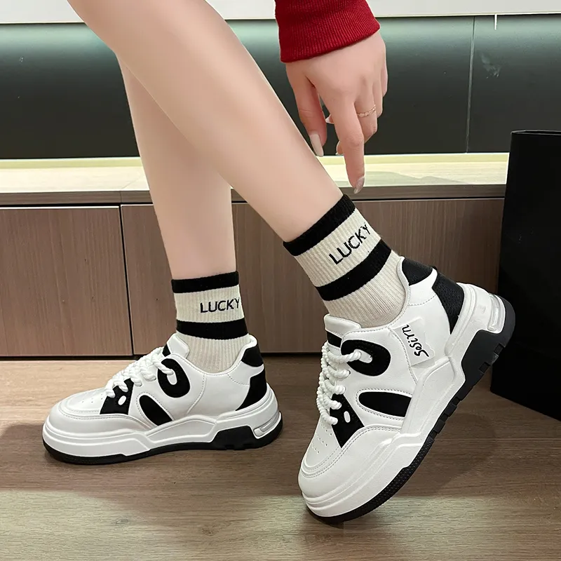 KLAOSD Anti Slip Wear Resistant Low Top Skateboard Shoes Women's-4