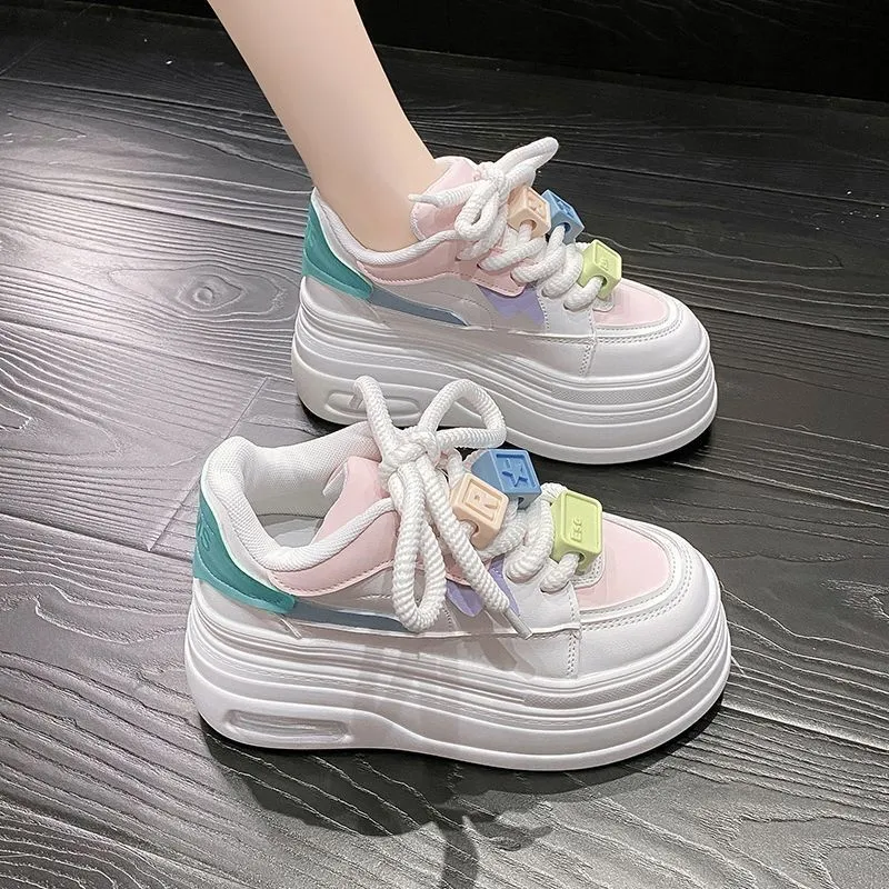 KLAOSD Anti Slip Wear Resistant Low Top Skateboard Shoes Women's-8