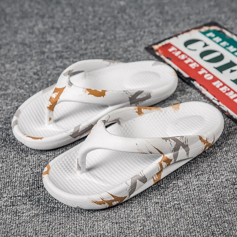 KLAOSD Odor Resistant Abrasion Resistant Slip Resistant Flip Flops Unisex-10
