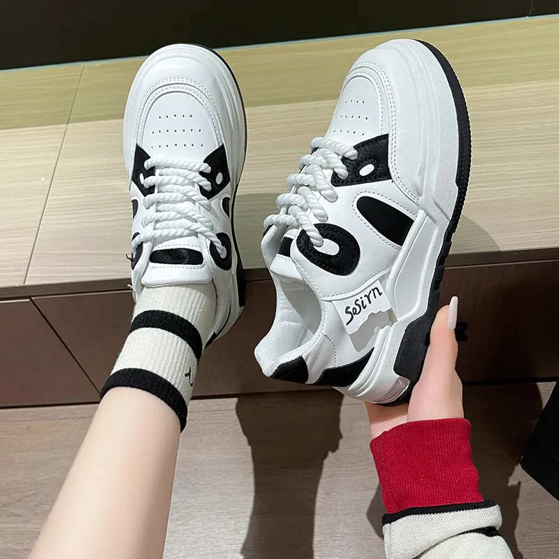 KLAOSD Anti Slip Wear Resistant Low Top Skateboard Shoes Women's-2