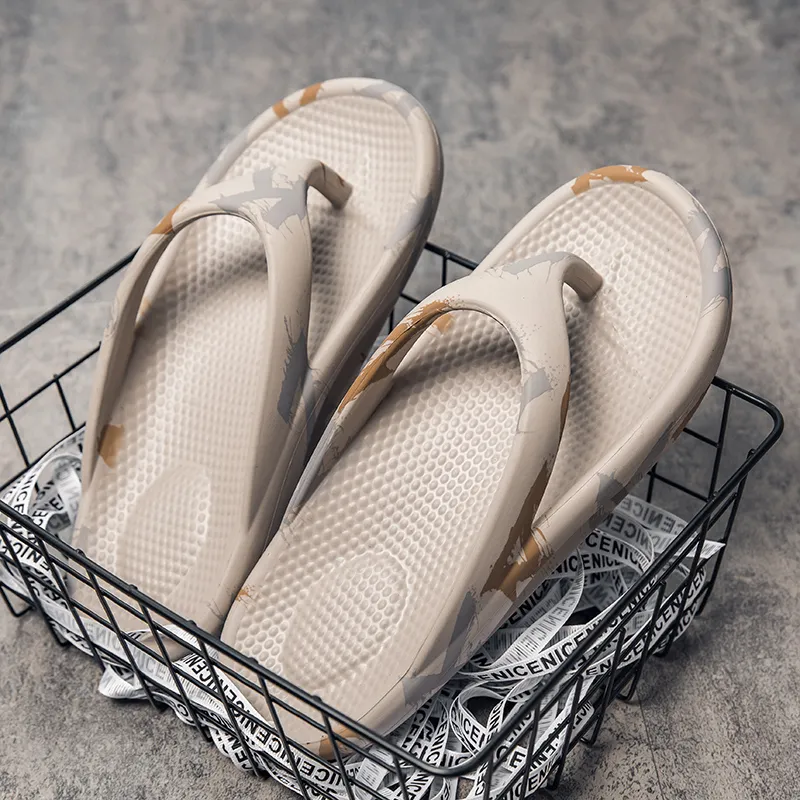 KLAOSD Odor Resistant Abrasion Resistant Slip Resistant Flip Flops Unisex-14