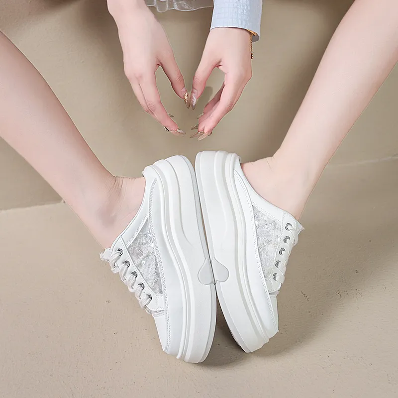 KLAOSD Abrasion Resistant Slip Resistant Closed Toe Slippers Women's-3