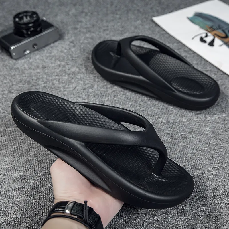 KLAOSD Odor Resistant Abrasion Resistant Slip Resistant Flip Flops Unisex-2