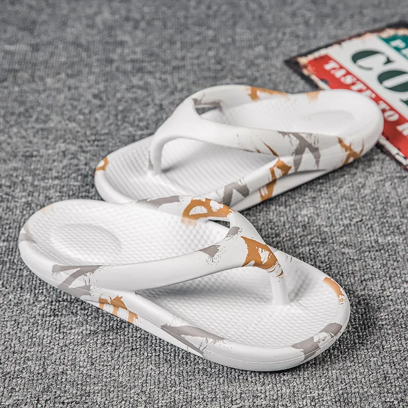 KLAOSD Odor Resistant Abrasion Resistant Slip Resistant Flip Flops Unisex-11
