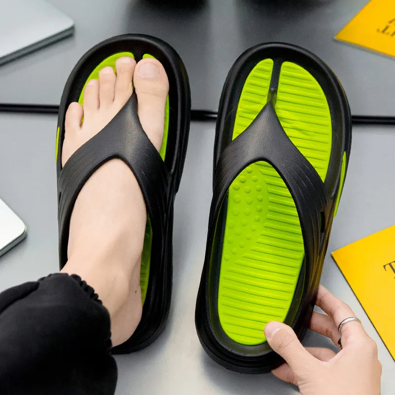KLAOSD Odor Resistant Abrasion Resistant Slip Resistant Flip Flops Men's-7