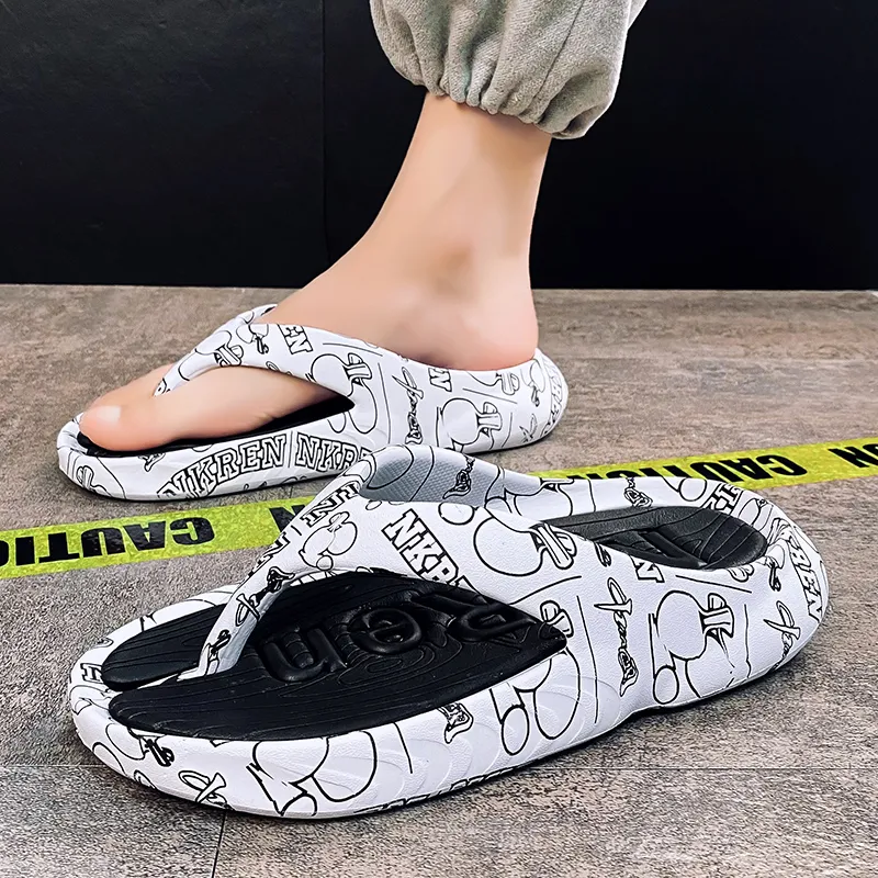 KLAOSD Odor Resistant Abrasion Resistant Slip Resistant Flip Flops Men's-11