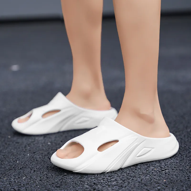 KLAOSD Quiet Slip Resistant Odor Resistant Slide Slippers Unisex-2
