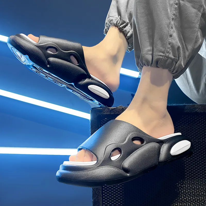 KLAOSD EVA Slip Resistant Abrasion Resistant Cushioning Slide Slippers Unisex-3