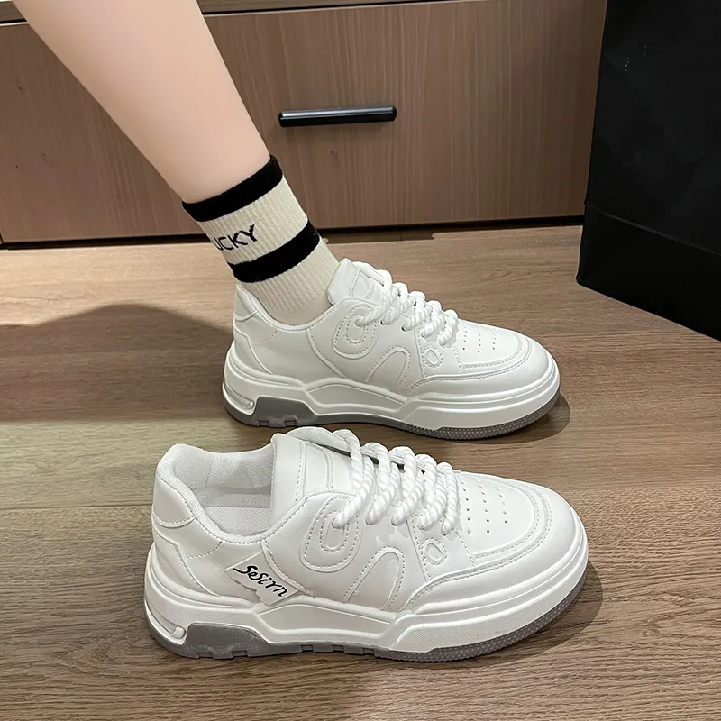 KLAOSD Anti Slip Wear Resistant Low Top Skateboard Shoes Women's-12
