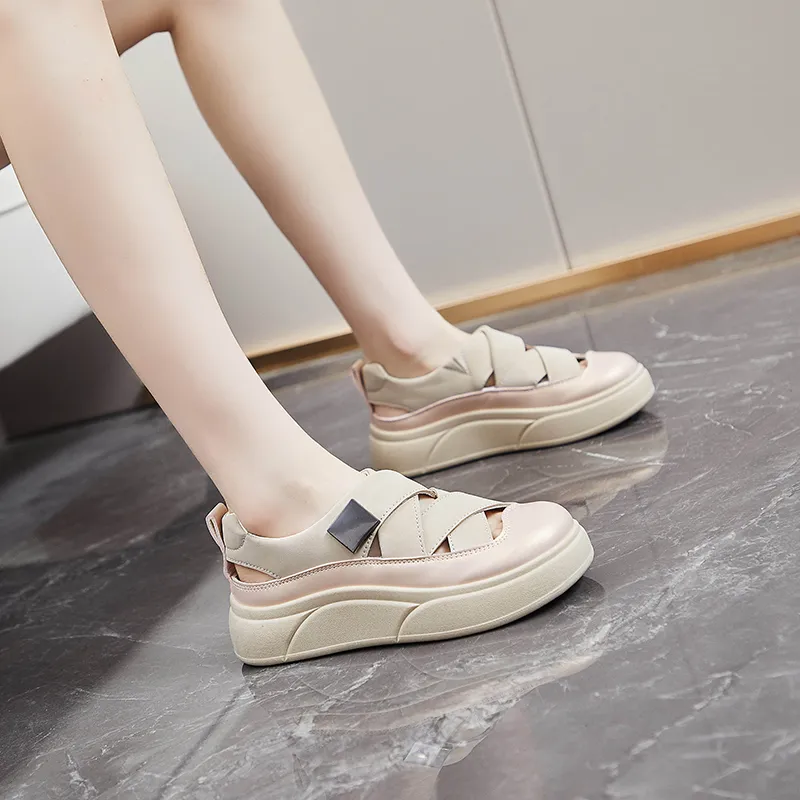 KLAOSD Anti Slip Wear Resistant Low Top Casual Shoes Women's-4