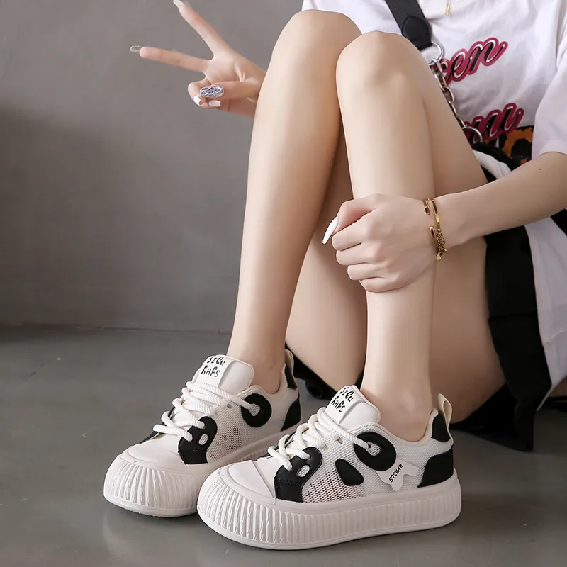 KLAOSD Anti Slip Wear Resistant Low Top Skateboard Shoes Women's-4