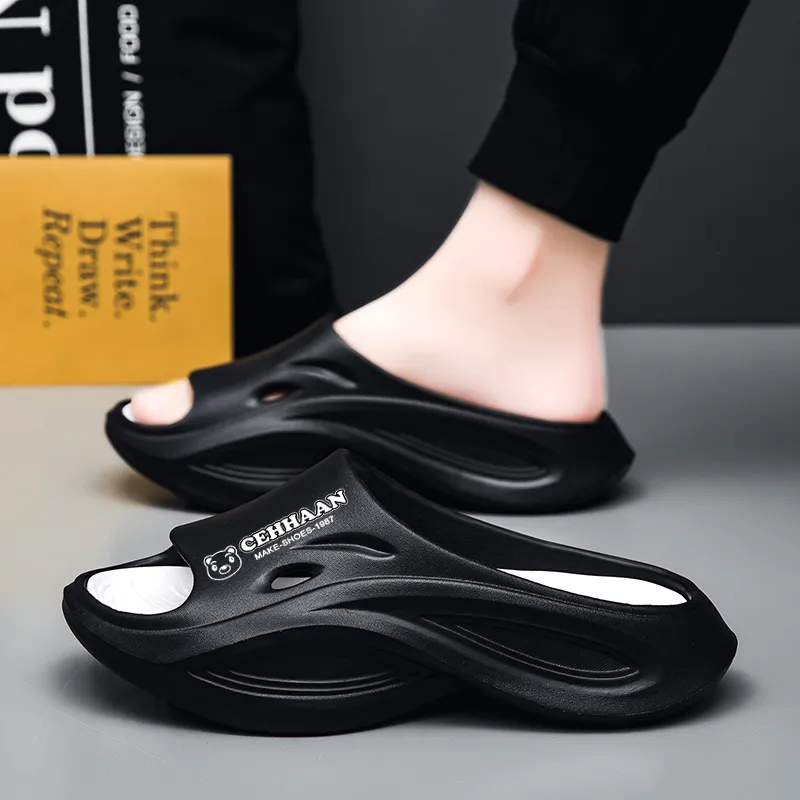 KLAOSD Slip Resistant Cushioning Slide Slippers Men's-2
