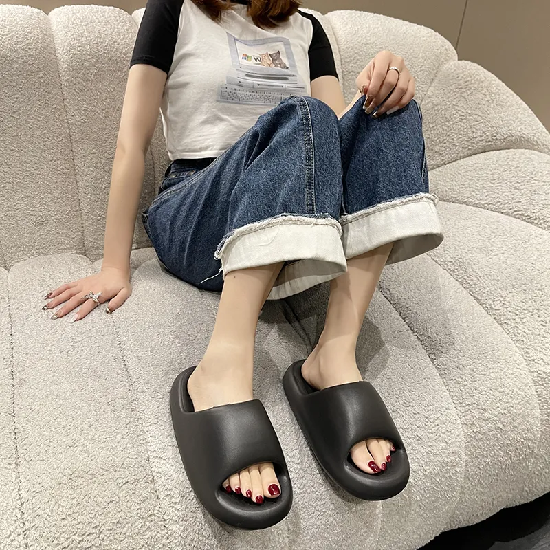 KLAOSD Quiet Slip Resistant Abrasion Resistant Slide Slippers Women's-4