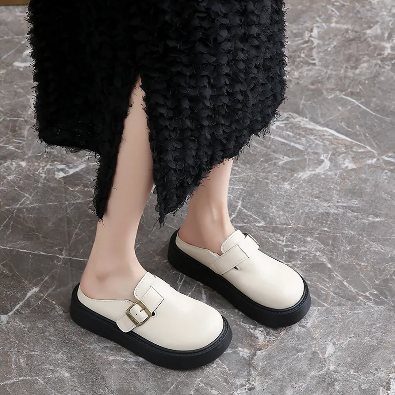 KLAOSD Abrasion Resistant Slip Resistant Massage Closed Toe Slippers Women's-9