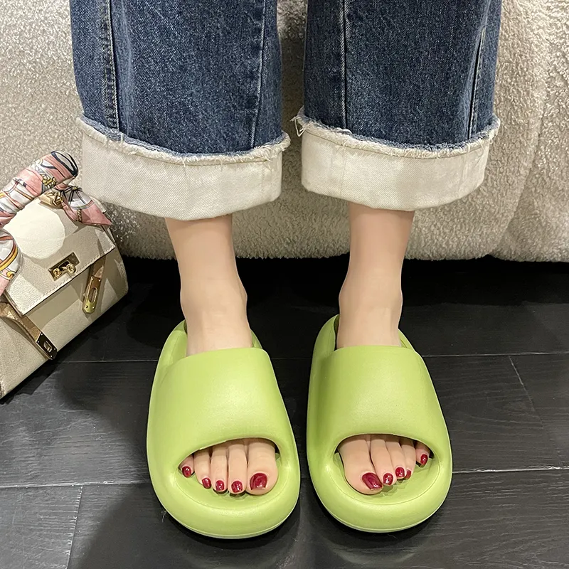KLAOSD Quiet Slip Resistant Abrasion Resistant Slide Slippers Women's-22