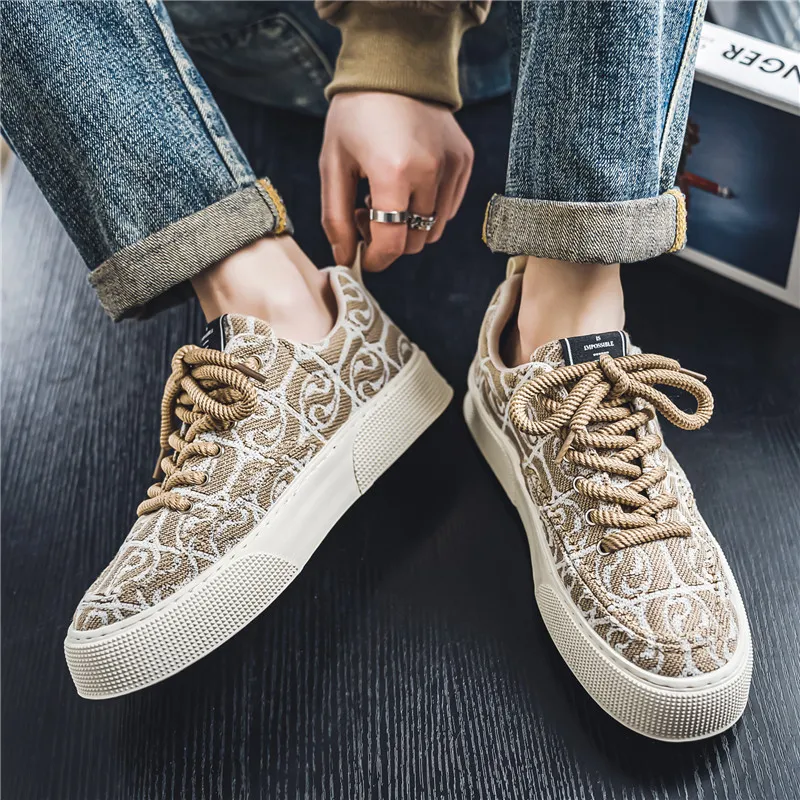 KLAOSD Slip Resistant, Abrasion Resistant, Breathable Low Top Canvas Shoes Men's-11