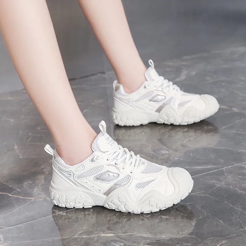 KLAOSD Slip Resistant And Breathable Low Top Chunky Sneakers Women's-15
