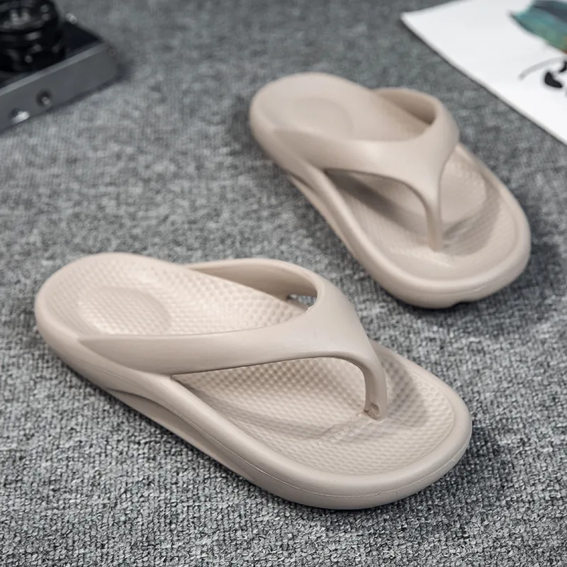 KLAOSD Odor Resistant Abrasion Resistant Slip Resistant Flip Flops Unisex-10