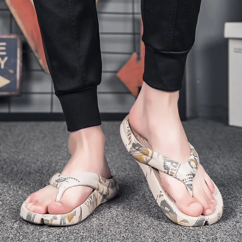 KLAOSD Odor Resistant Abrasion Resistant Slip Resistant Flip Flops Unisex-17