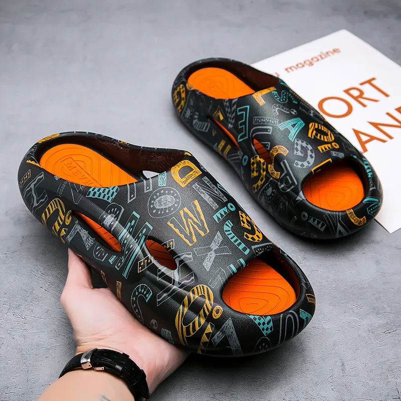 KLAOSD Slip Resistant Abrasion Resistant Cushioning Slide Slippers Unisex-3