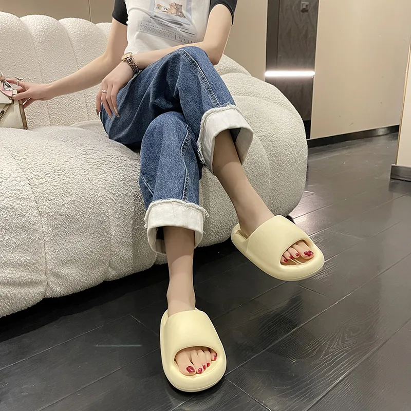 KLAOSD Quiet Slip Resistant Abrasion Resistant Slide Slippers Women's-16