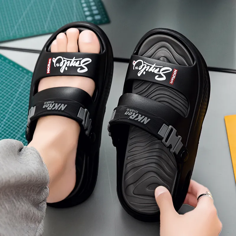 KLAOSD Odor Resistant, Abrasion Resistant Cushioning Slide Slippers Men's-13