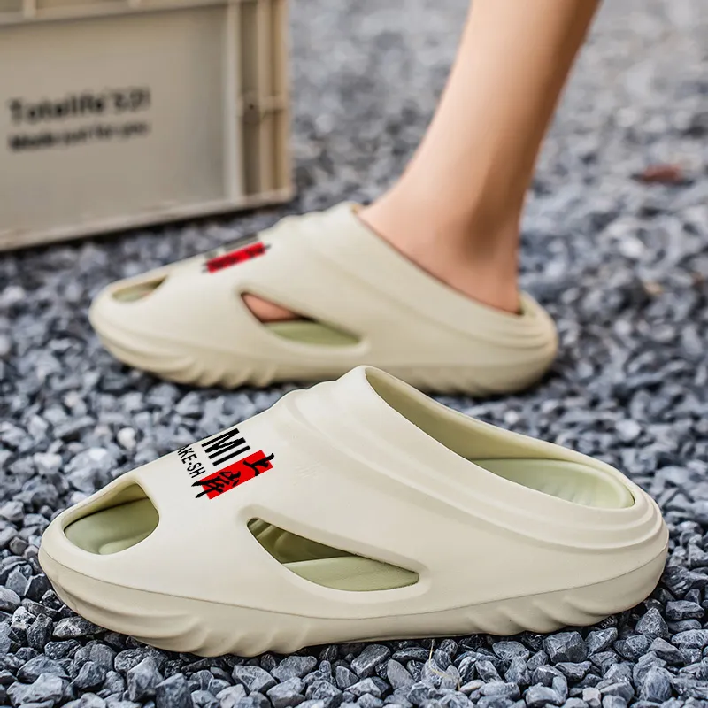 KLAOSD Slip Resistant Odor Resistant Abrasion Resistant Slide Slippers Men's-14