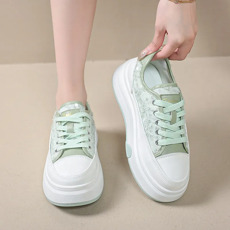 KLAOSD Anti Slip Wear Resistant Low Top Skateboard Shoes Women's-14