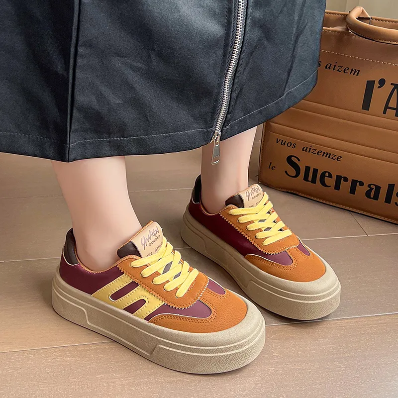 KLAOSD Anti Slip Wear Resistant Low Top Skateboard Shoes Women's-10
