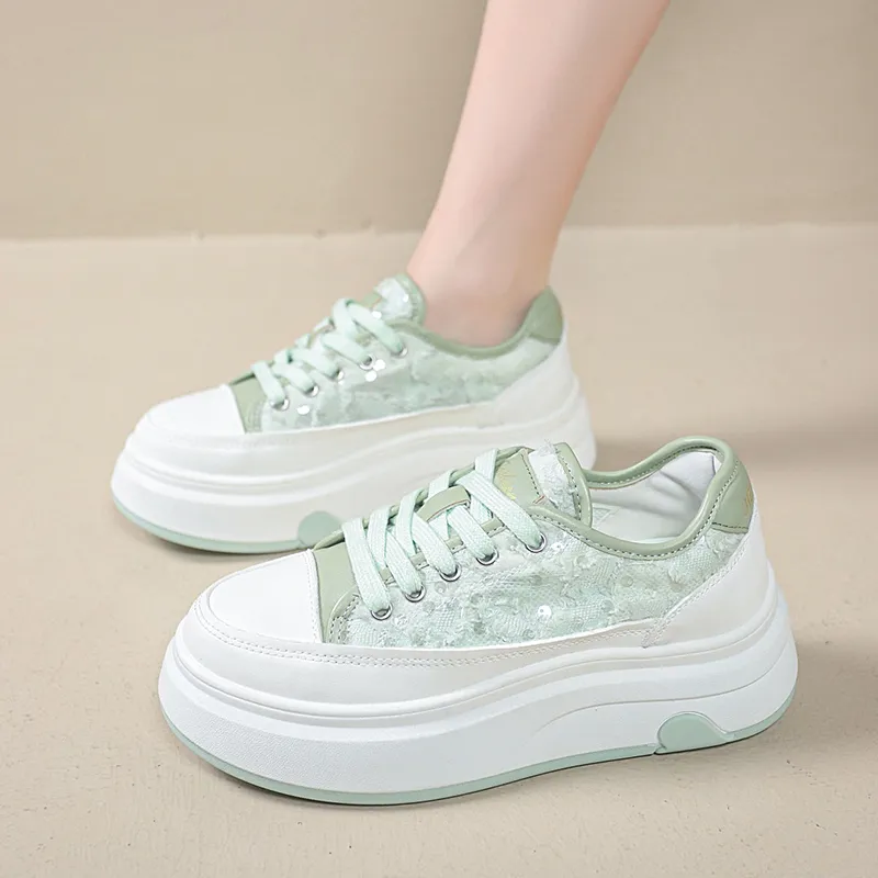 KLAOSD Anti Slip Wear Resistant Low Top Skateboard Shoes Women's-13
