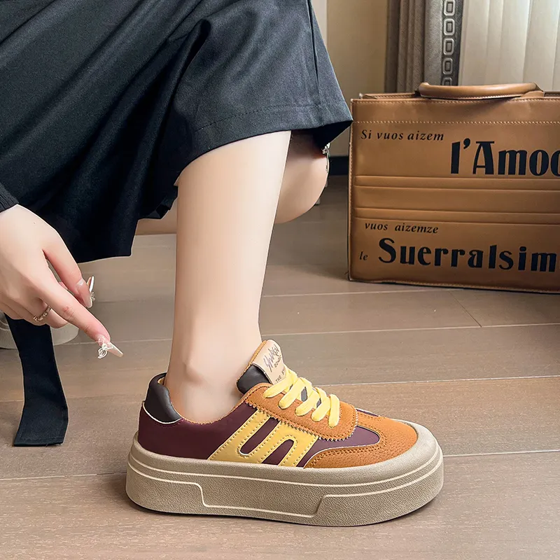KLAOSD Anti Slip Wear Resistant Low Top Skateboard Shoes Women's-9