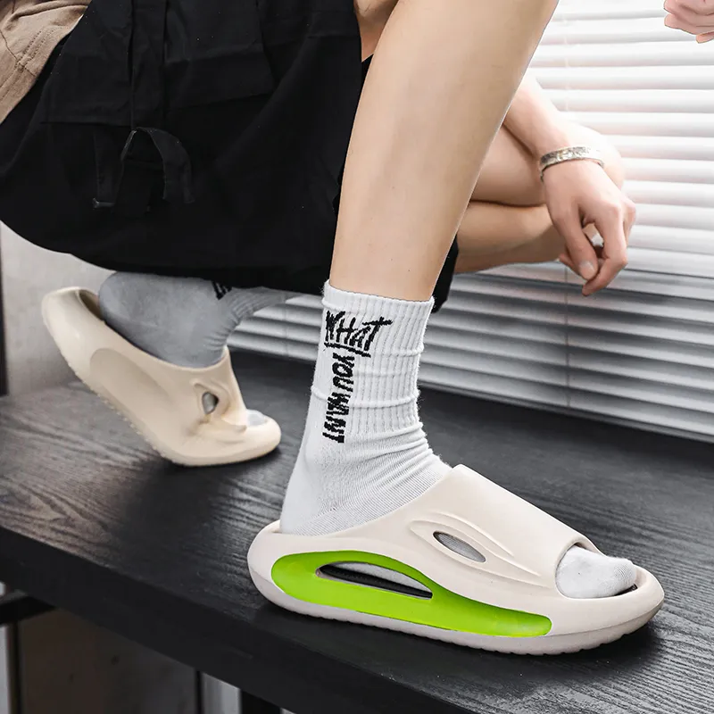 KLAOSD Slip Resistant Odor Resistant Abrasion Resistant Slide Slippers Unisex-10
