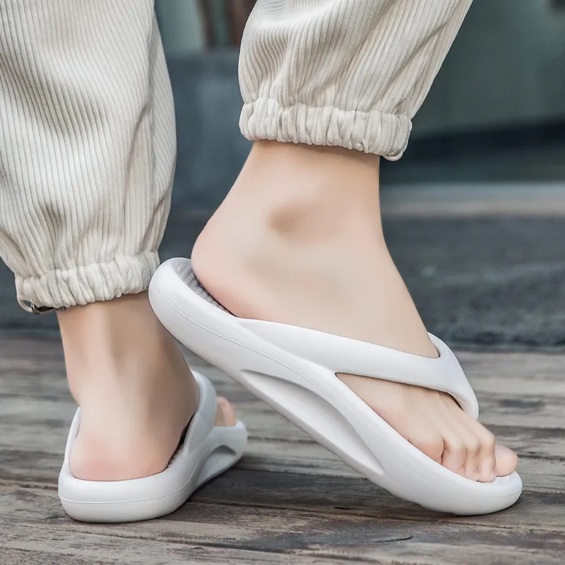 KLAOSD Odor Resistant Abrasion Resistant Slip Resistant Flip Flops Unisex-7
