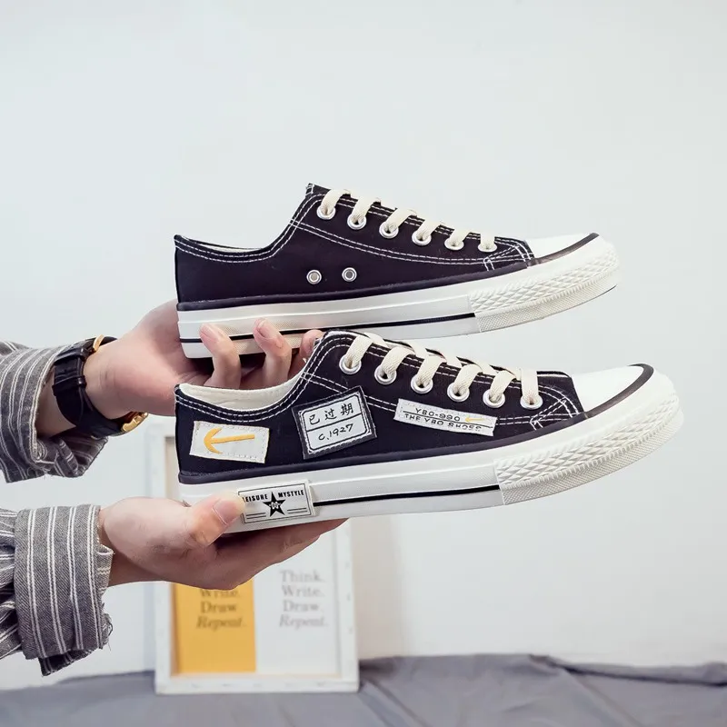 KLAOSD Anti Slip Wear Resistant Low Top Canvas Shoes Unisex-1
